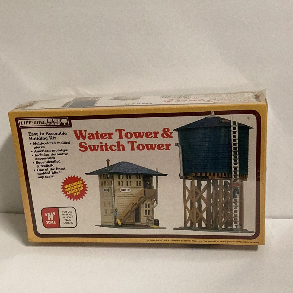 Lifelike N Scale Water Tower & Switch Tower