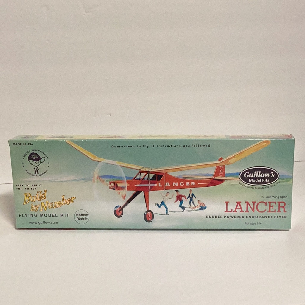 Guillows Lancer Rubber Power Balsa Kit # 604