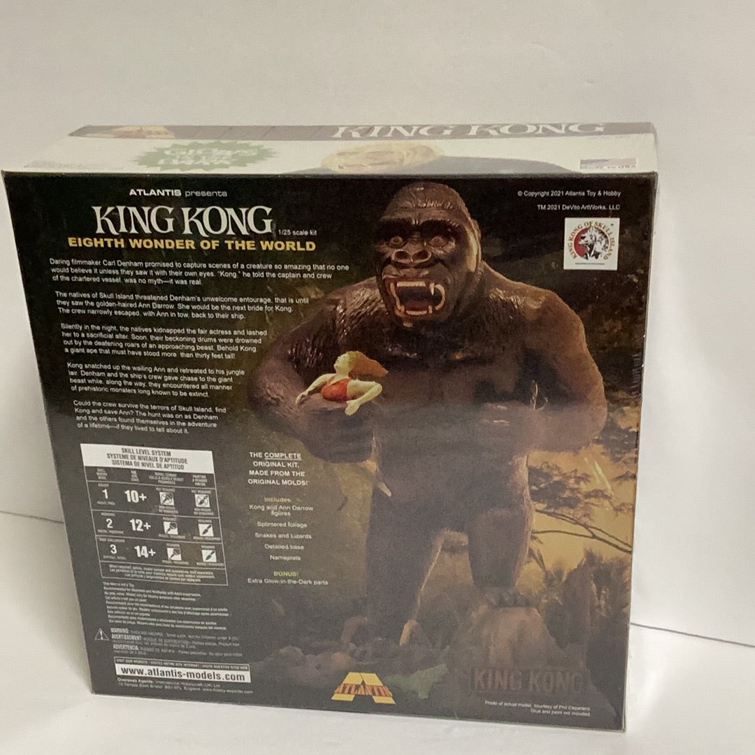 1/25 King Kong Glow In The Dark Kit # 465