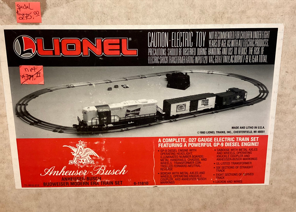 Lionel 027 Anheuser-Busch Modern Era Train Set 6-11810