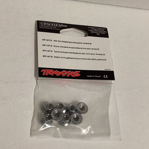 Traxxas # 5147X -5mm Flanged Nylon Locking Nuts (8)