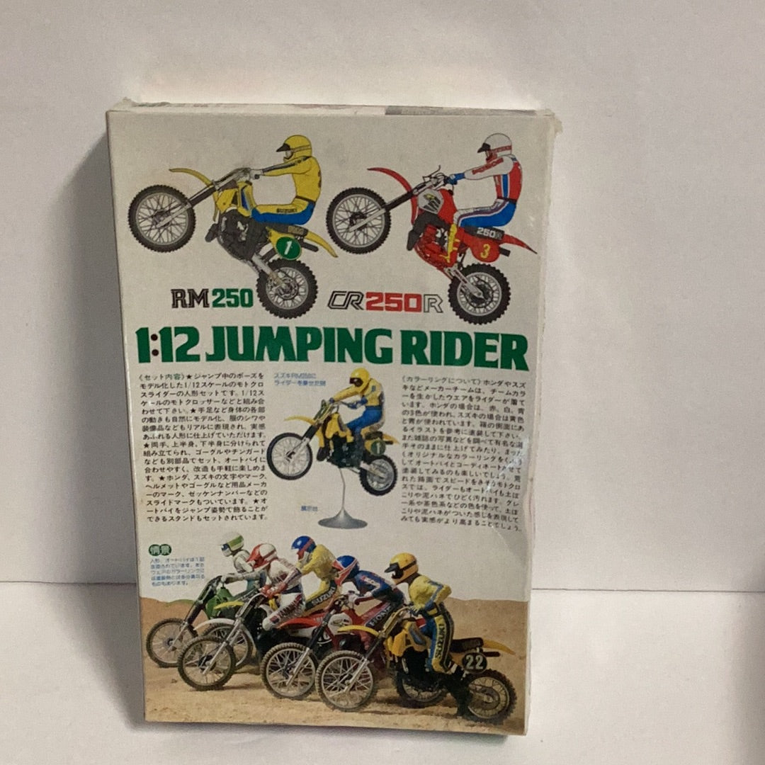 Tamiya 1/12 Motorcycle Jumping Rider Figure Kit No 27