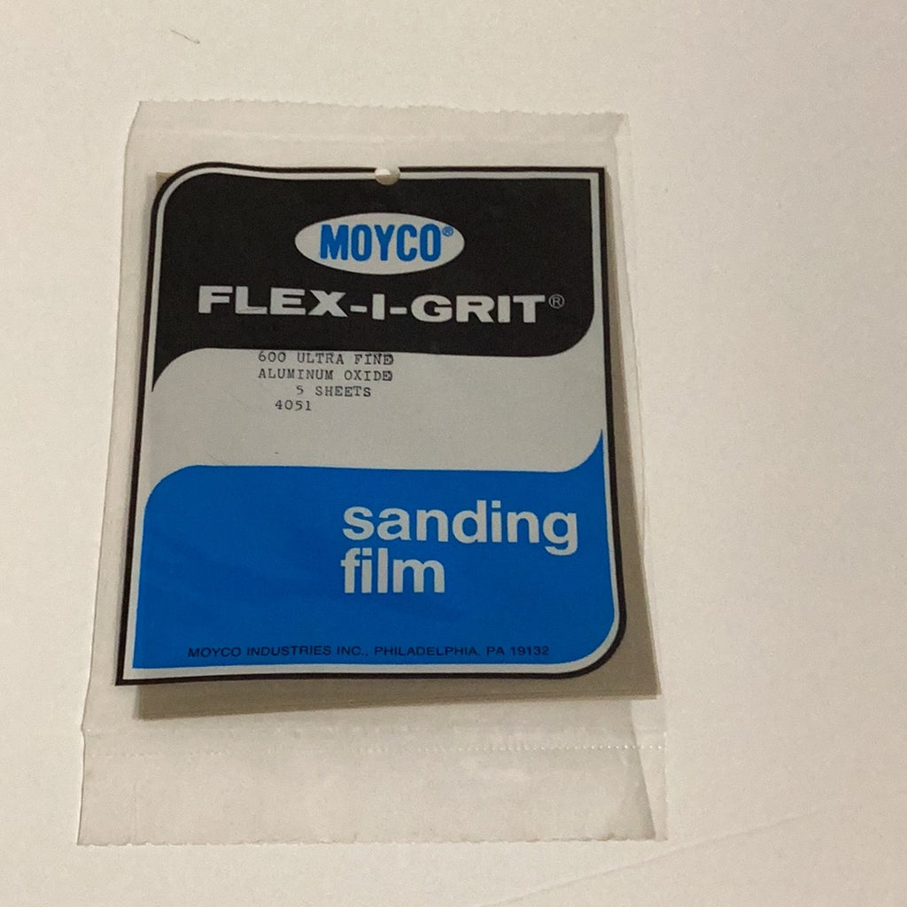 Flex I Grit Set/5 600 Ultra Fine Sanding Flims #4051