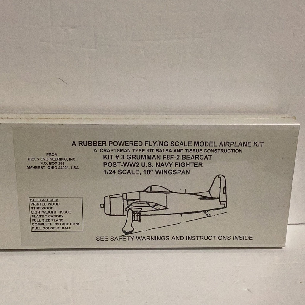 Diel’s Engineering Grumman F8F-2 Bearcat Airplane Kit