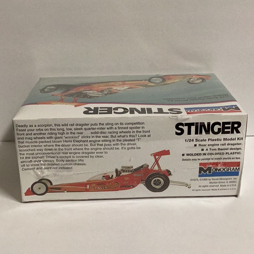 Monogram 1/24 Stinger Dragster A Tom Daniel Design Kit # 2809