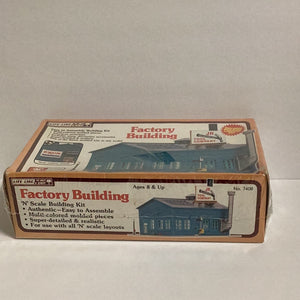 Lifelike N Scale Factory Building Kit #7408