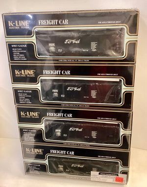 K-Line Set/4 FORD Freight Cars K622-6001A