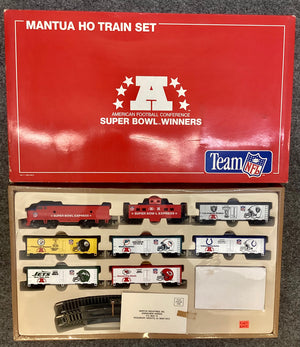 HO Mantua NFL Super Bowl Express Train Set