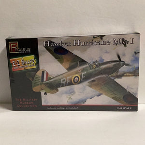Pegasus 1/48 Hawker Hurricane Mk.I Snap Together Kit