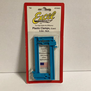 Excel 2 Plastic Clamps 3.5in-9cm #55663
