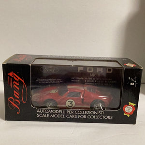 1/43 Bang Ford MK II Le Mans 66” RED
