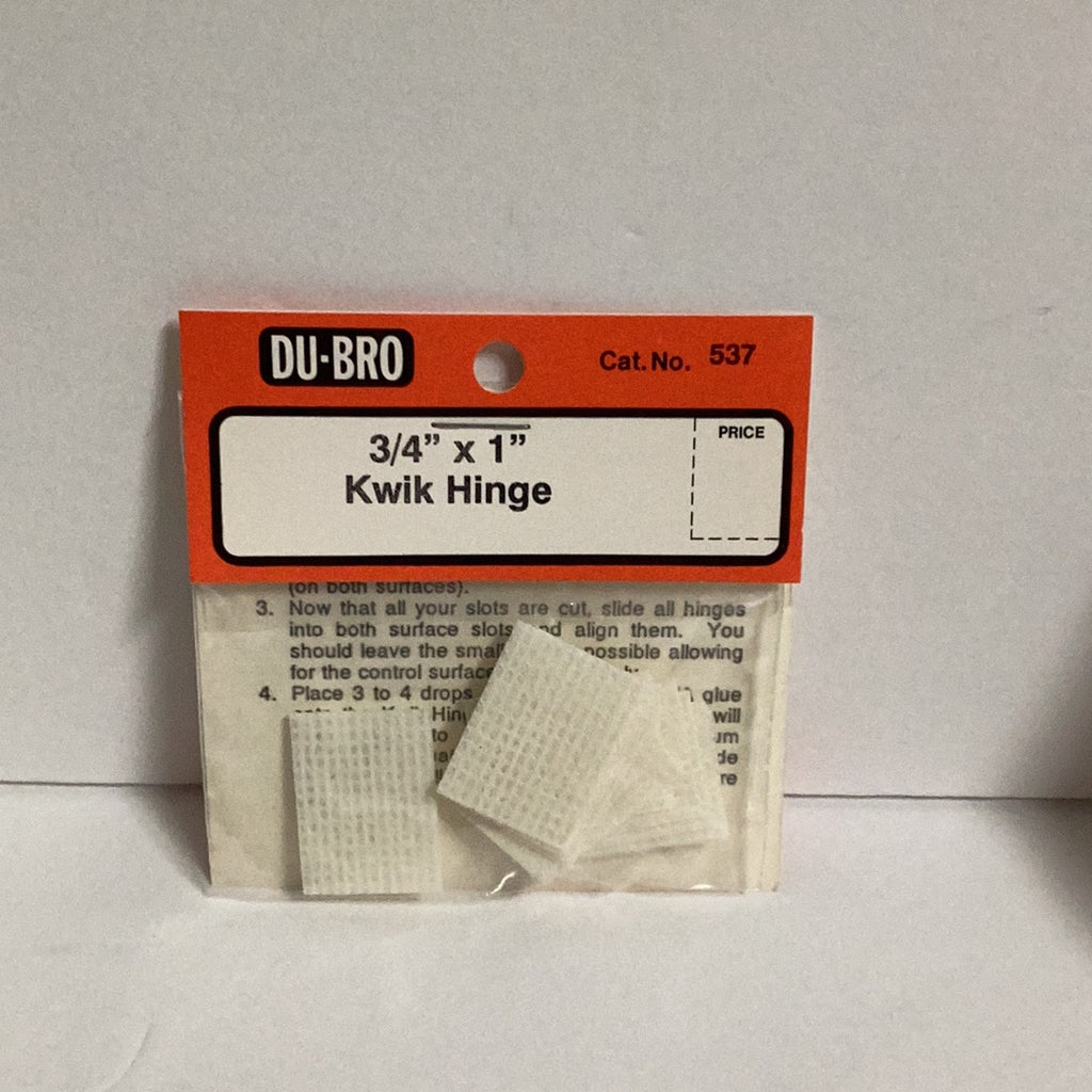 Dubro Fabric 3/4” x 1” Kwik Hinge-12