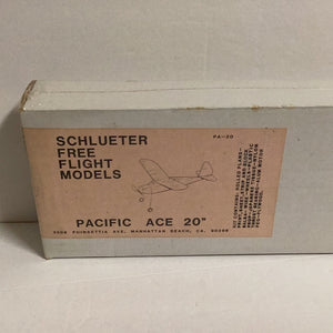 Schlueter Free Flight Models Pacific Ace 20” Balsa Kit