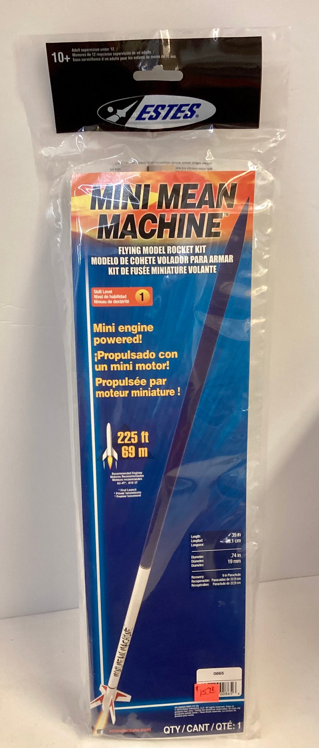 Estes Mini Mean Machine Kit # 0865