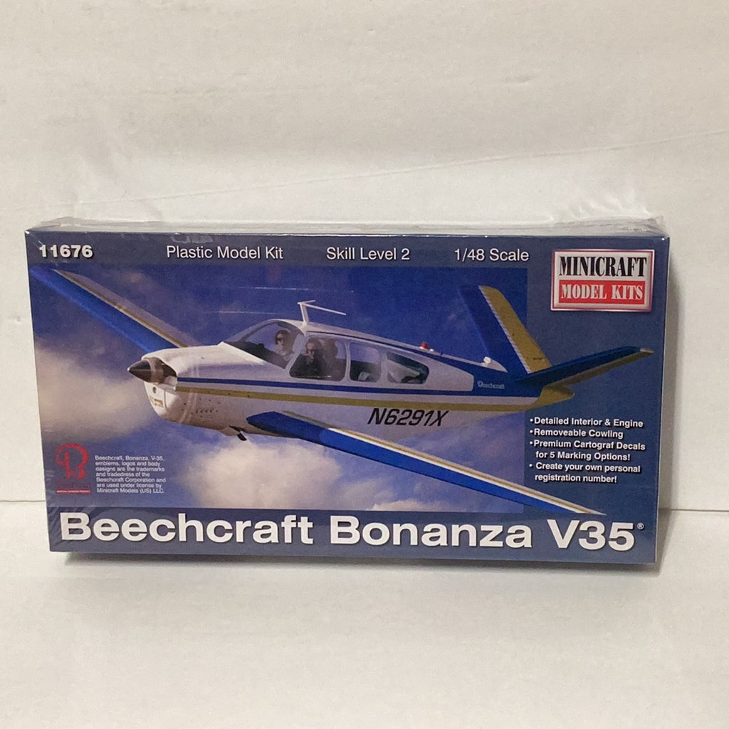 Minicraft 1/48 Beechcraft Bonanza V-35 # 11676